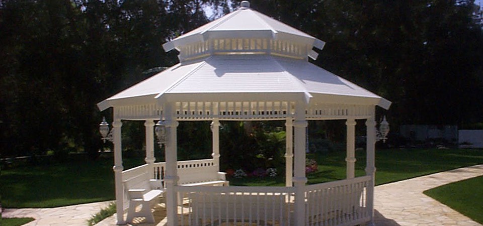 vinyl gazebos