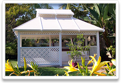 custom vinyl gazebo